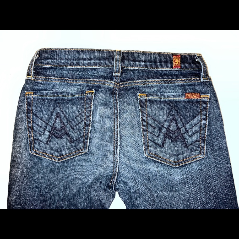 7 For All Mankind A Pocket Flare Jeans Dark Blue kids size 12